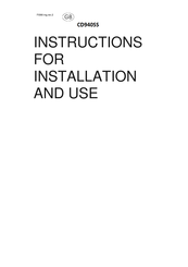 CDA CD940SS Instructions Manual