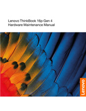 Lenovo ThinkBook 16p G4 21J80022GE-CAMPUS Hardware Maintenance Manual