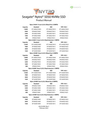 Seagate XP800LE70035 Product Manual
