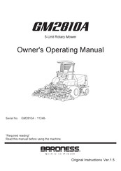 Baroness GM2810A Owner's Operating Manual