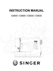 Singer C5600 Instruction Manual