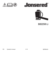 Jonsered BB2258 Li Operator's Manual