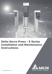 Delta AM-ESP-E030 Series Installation And Maintenance Instructions Manual