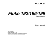 Fluke ScopeMeter 196 User Manual