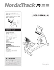 Nordictrack R35 User Manual