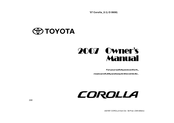 Toyota Corolla 2007 Owner's Manual