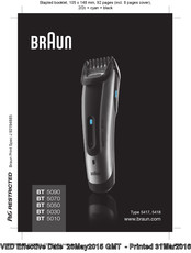 Braun BT 5070 Manual