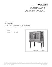 Vulcan-Hart ML-137047 Installation & Operation Manual
