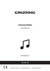 Grundig DTR 6000 X User Manual