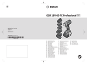 Bosch GSR 18V-60 FC Professional Original Instructions Manual