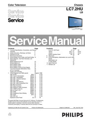 Philips LC7.2HU Service Manual