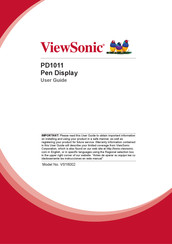 ViewSonic PD1011 User Manual