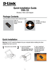 D-Link DWA-120 Quick Installation Manual