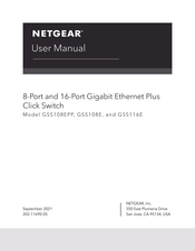 NETGEAR GSS108EPP User Manual