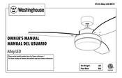 Westinghouse Alloy Owner's Manual