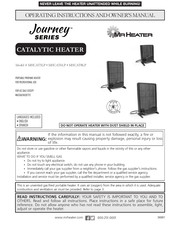 Mr. Heater MHCAT3LP Operating Instructions And Owner's Manual