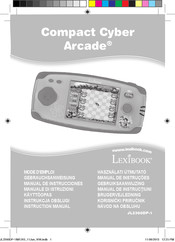 Lexibook Compact Cyber Arcade JL2360DP-1 Instruction Manual