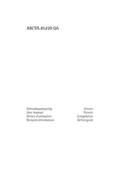 AEG ARCTIS 85220 GA User Manual