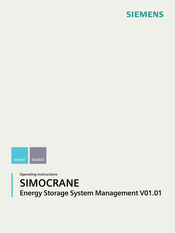 Siemens SIMOCRANE Operating Instructions Manual