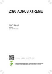 Gigabyte Z390 AORUS XTREME User Manual