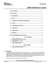 Texas Instruments LM95172EVM User Manual