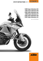 KTM 1290 Super Adventure EU 2015 Setup Instructions