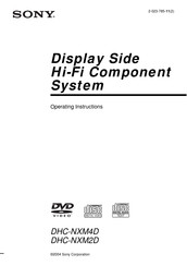 Sony DHC-NXM4D Operating Instructions Manual