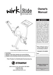 Stamina Wirk Ride 85-2449A Owner's Manual
