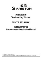 Ariston WMTF 623 H HK Instruction & Installation Manual