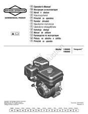 Briggs & Stratton Vanguard 190000 Operator's Manual