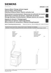 Siemens 3WN6 3WX3651-1J.00 Operating Instructions Manual