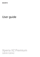 Sony Xperia XZ Premium User Manual