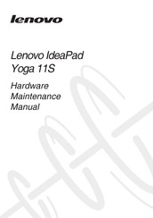 Lenovo IdeaPad Yoga 11S Hardware Maintenance Manual