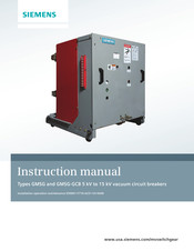 Siemens 5-GMSG-GCB-63 Instruction Manual