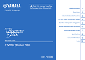 Yamaha Tenere 700 2021 Owner's Manual