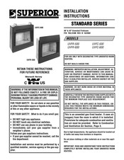Superior STANDARD Series Installation Instructions Manual