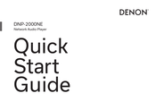 Denon DNP-2000NE Quick Start Manual