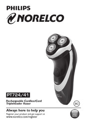 Philips NORELCO PT724/41 Manual