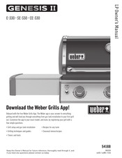 Weber GENESIS II E-330 Owner's Manual