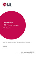 LG CineBeam PH450U Owner's Manual
