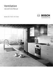 Bosch HUI 31451 Use And Care Manual