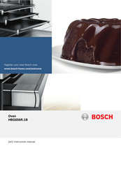 Bosch HBG656R 1B Series Instruction Manual