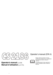 Husqvarna CS2186 Operator's Manual