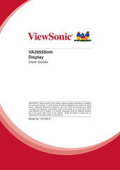 ViewSonic VA2855Smh User Manual