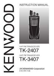 Kenwood TK-2407 Instruction Manual