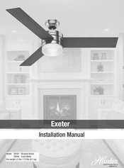 Hunter Exeter 59161 Installation Manual
