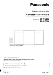 Panasonic SC-HC300 Operating Instructions Manual