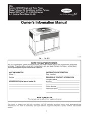 Carrier 48VL Owner's Information Manual