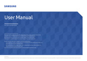 Samsung QM98T User Manual