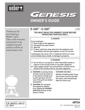 Weber GENESIS E-330 Owner's Manual